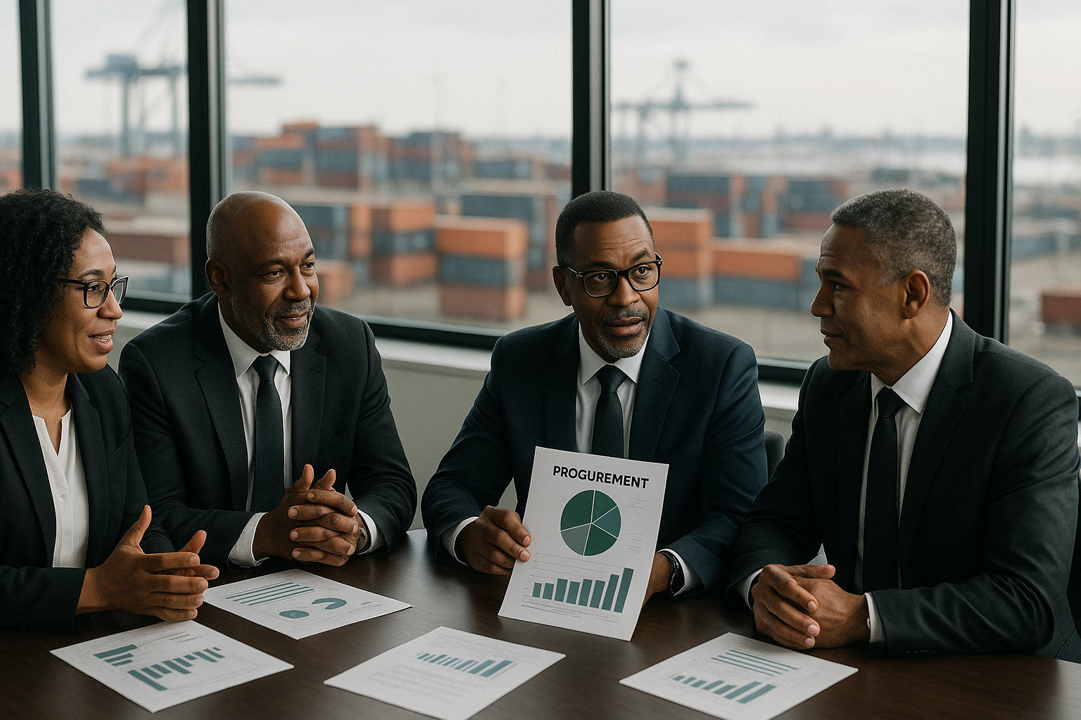 Corporate Boardroom Discussion